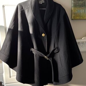 Venezia wool cape